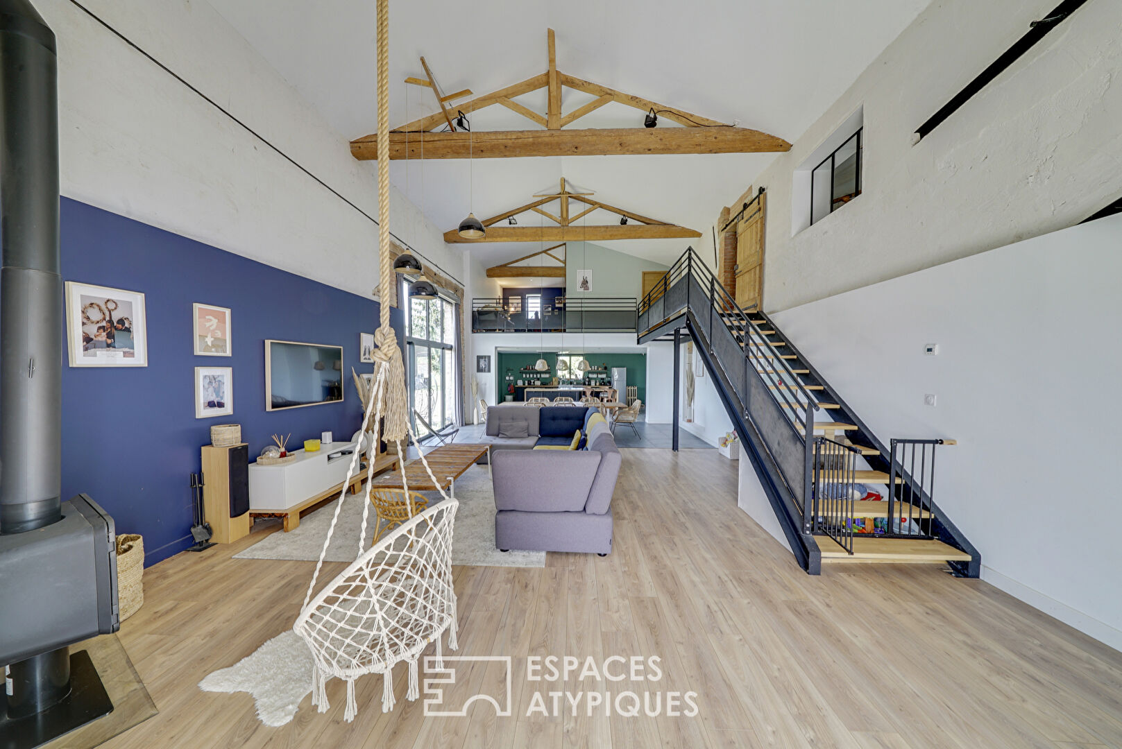 Modern loft house