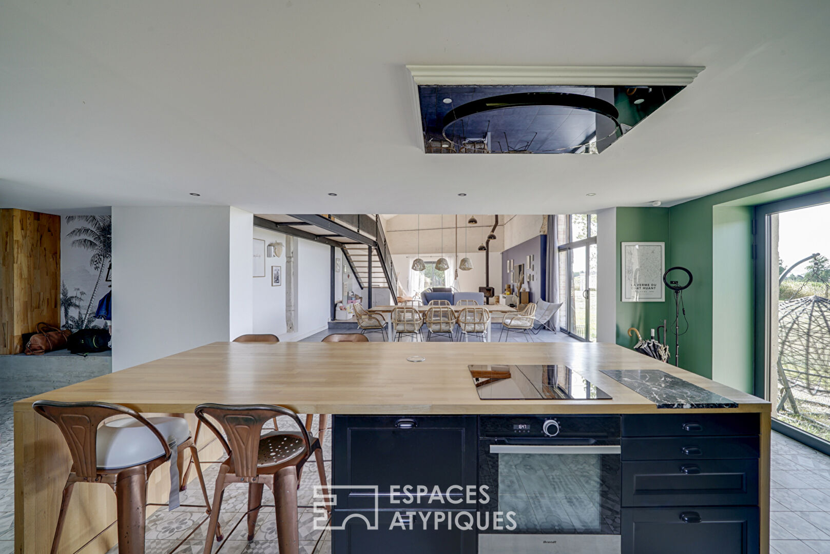 Modern loft house