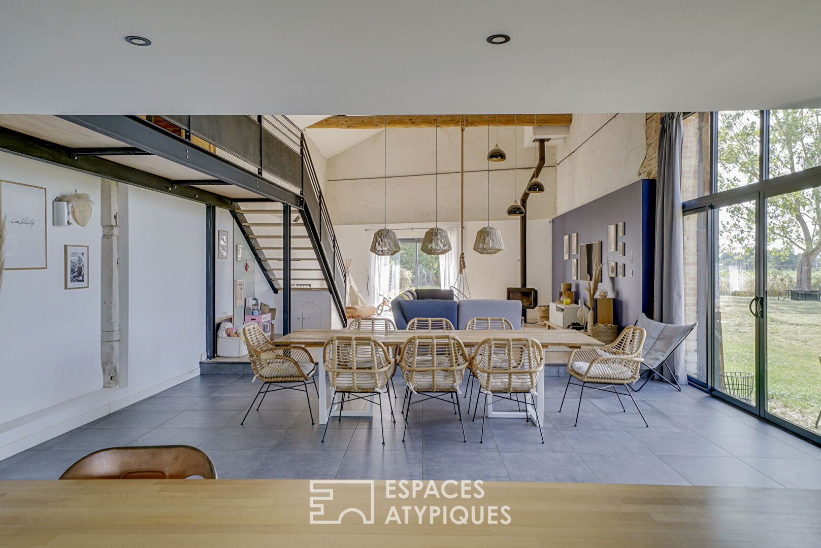 Modern loft house