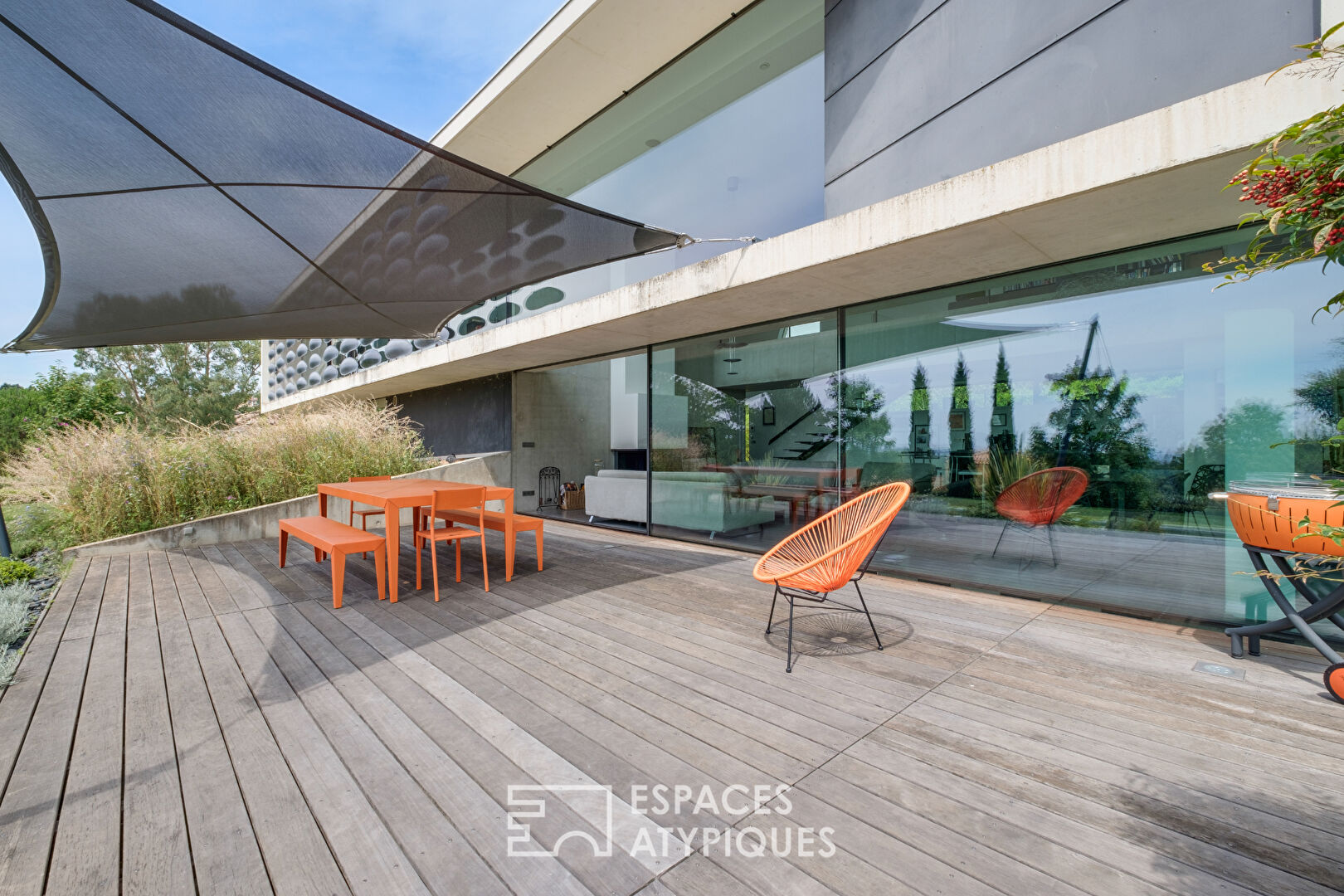 Architectural house Fish