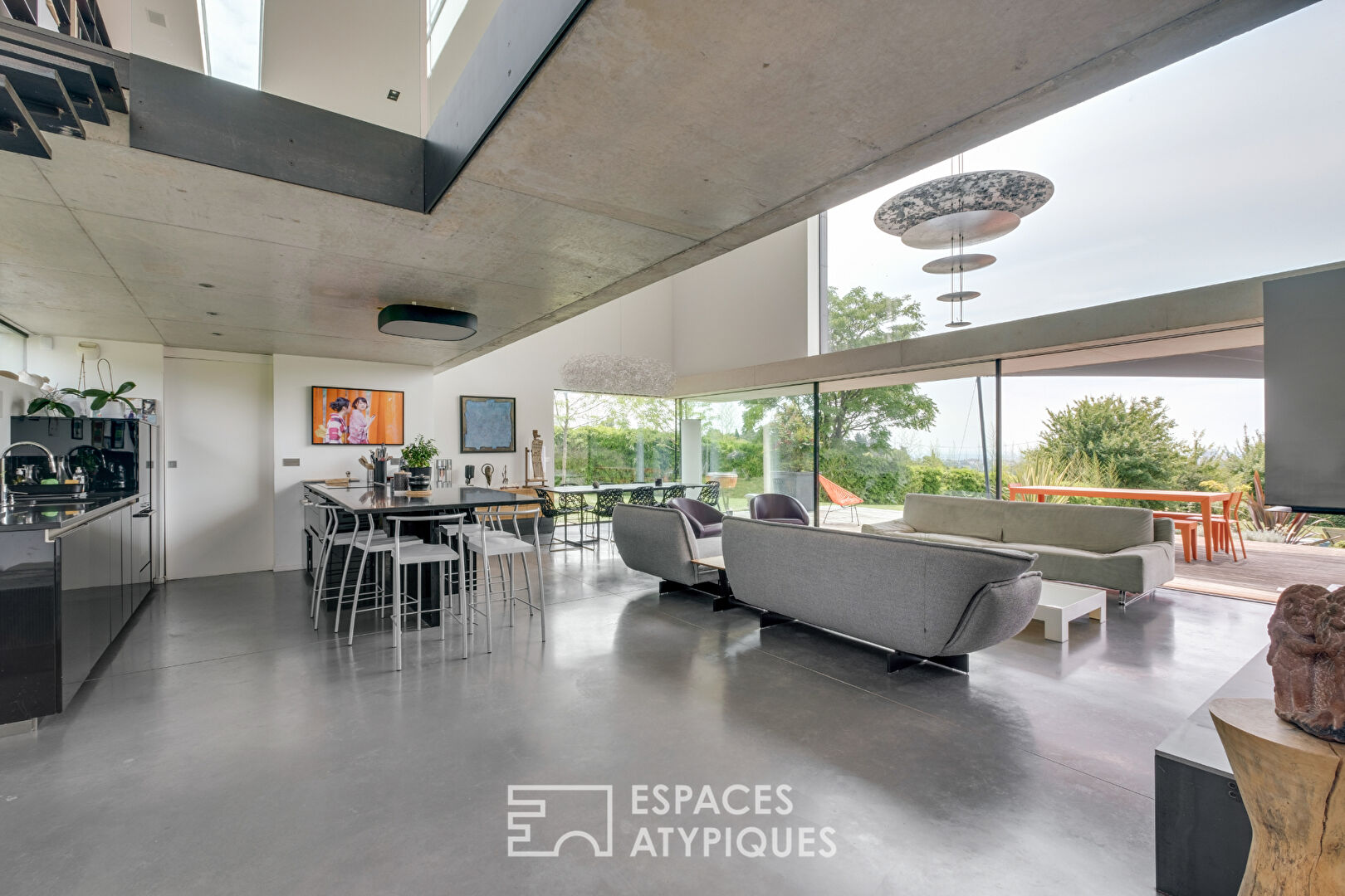 Architectural house Fish