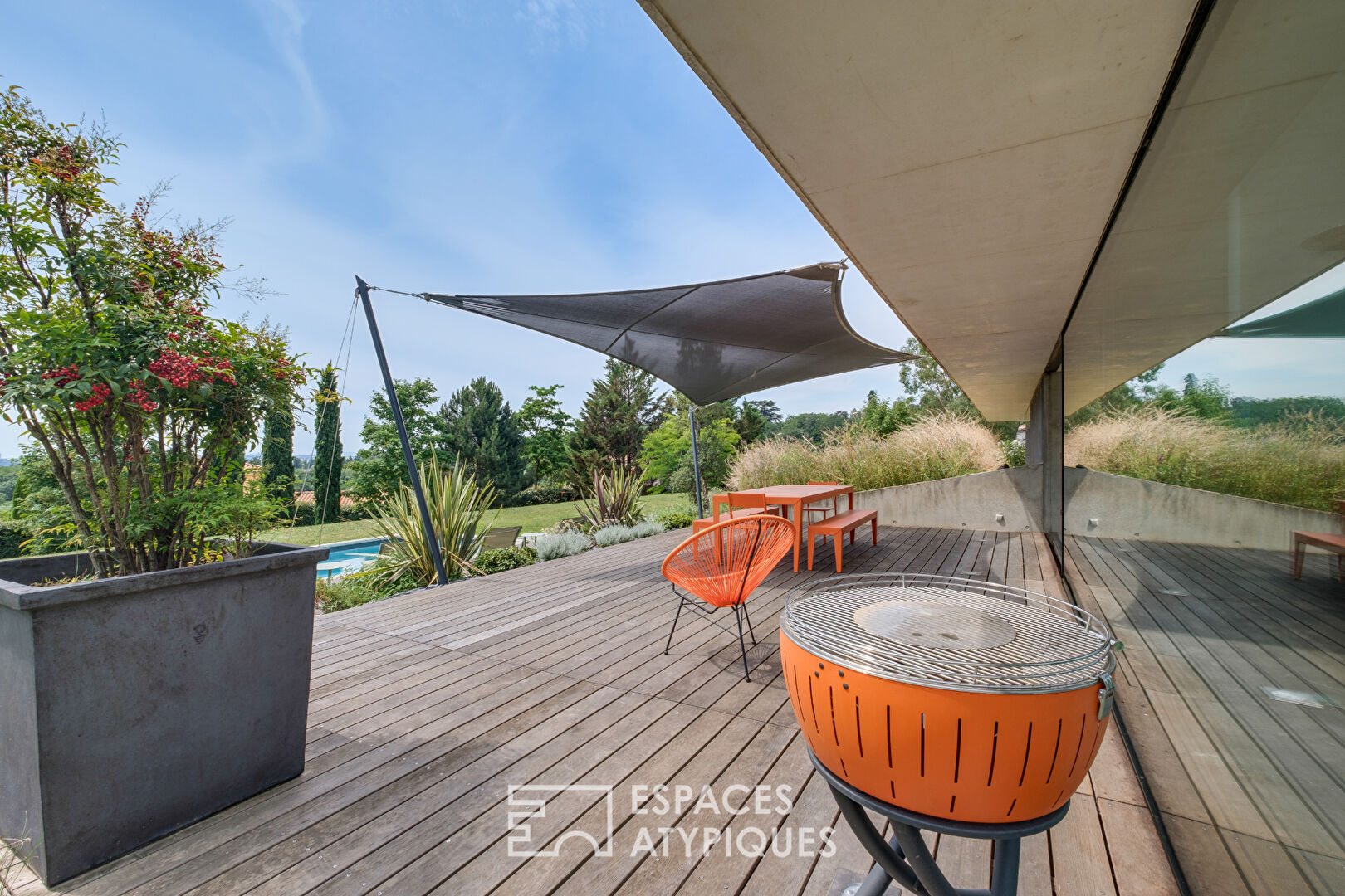 Architectural house Fish