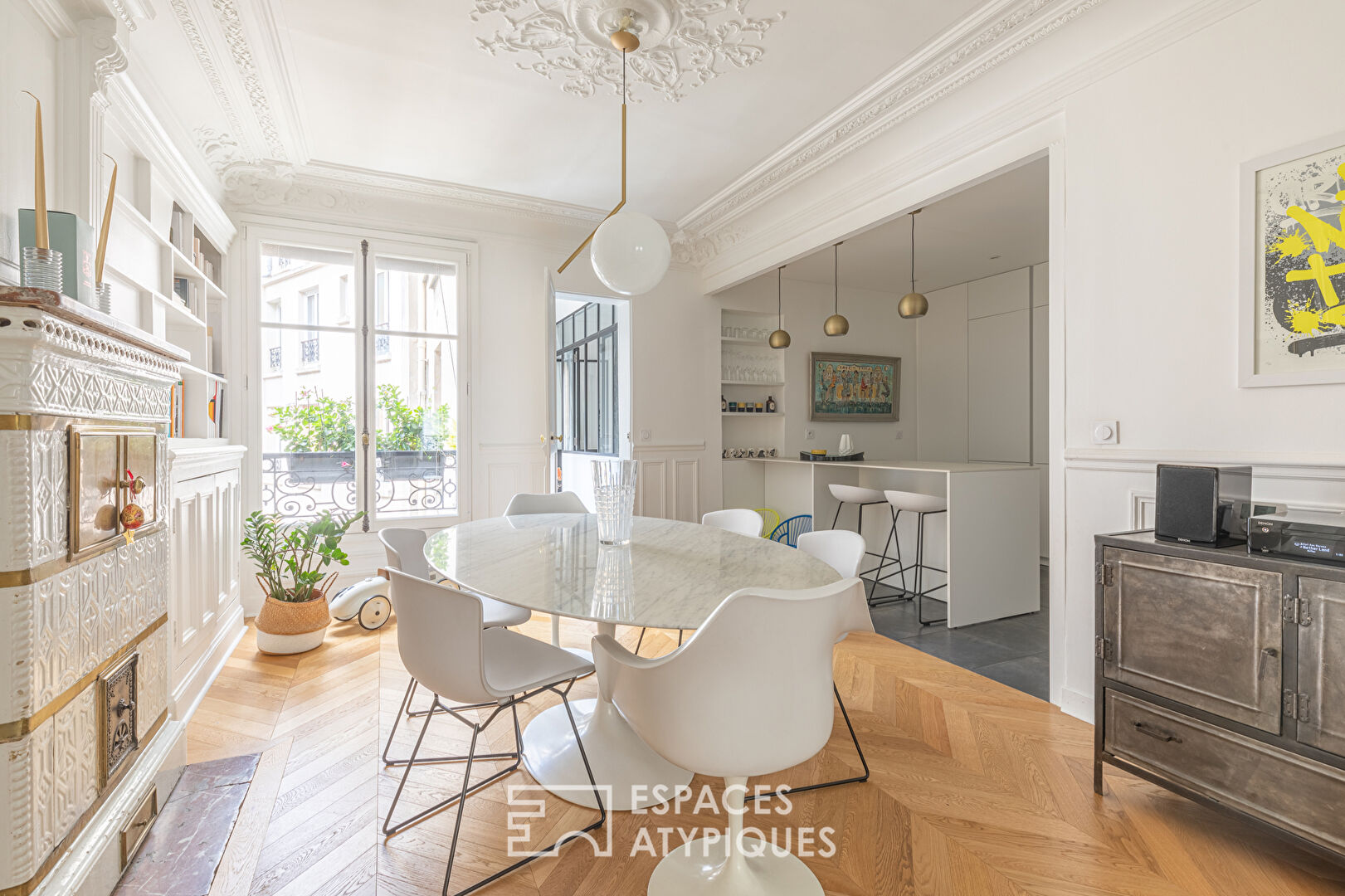 Haussmanian apartment