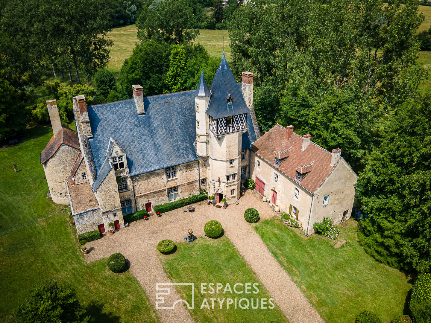Medieval castle with renaissance charm