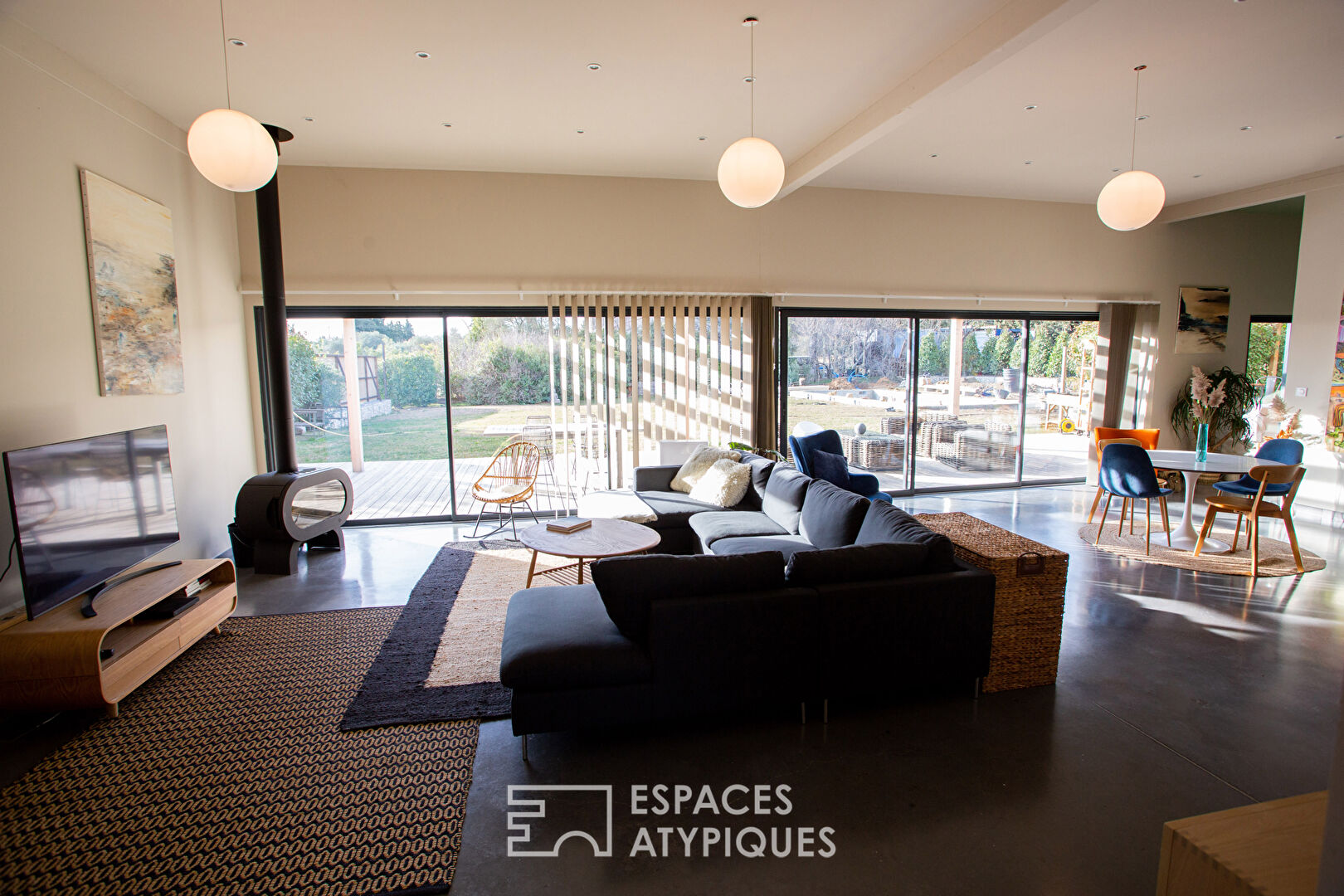 Maison contemporaine eco-responsable ossature bois