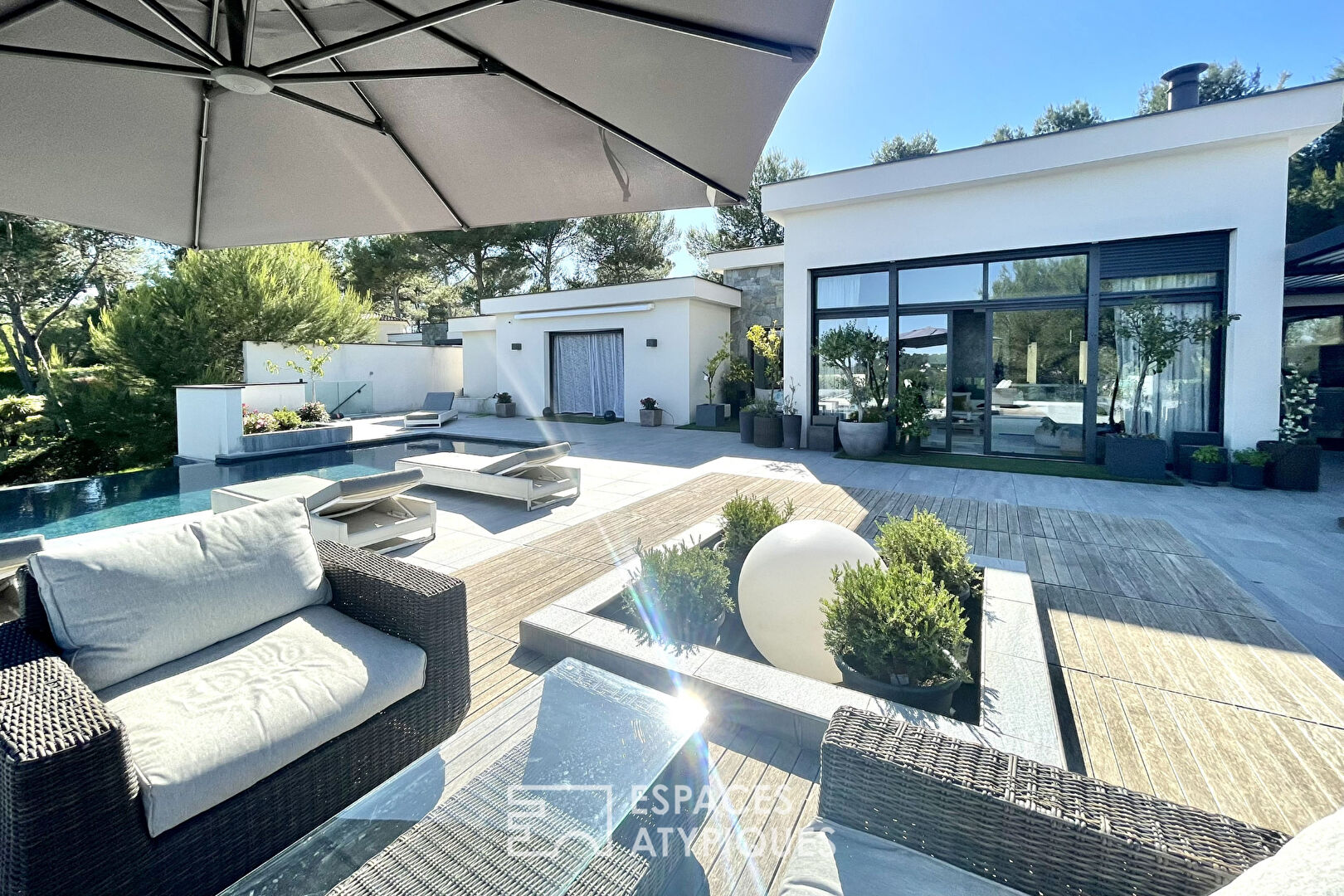 Magnificent architect villa with spa