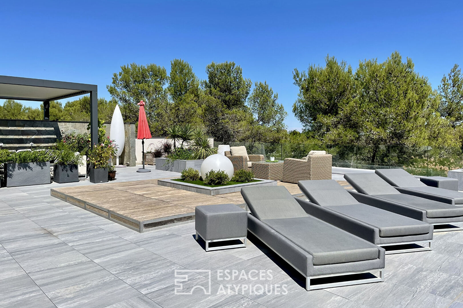 Magnificent architect villa with spa