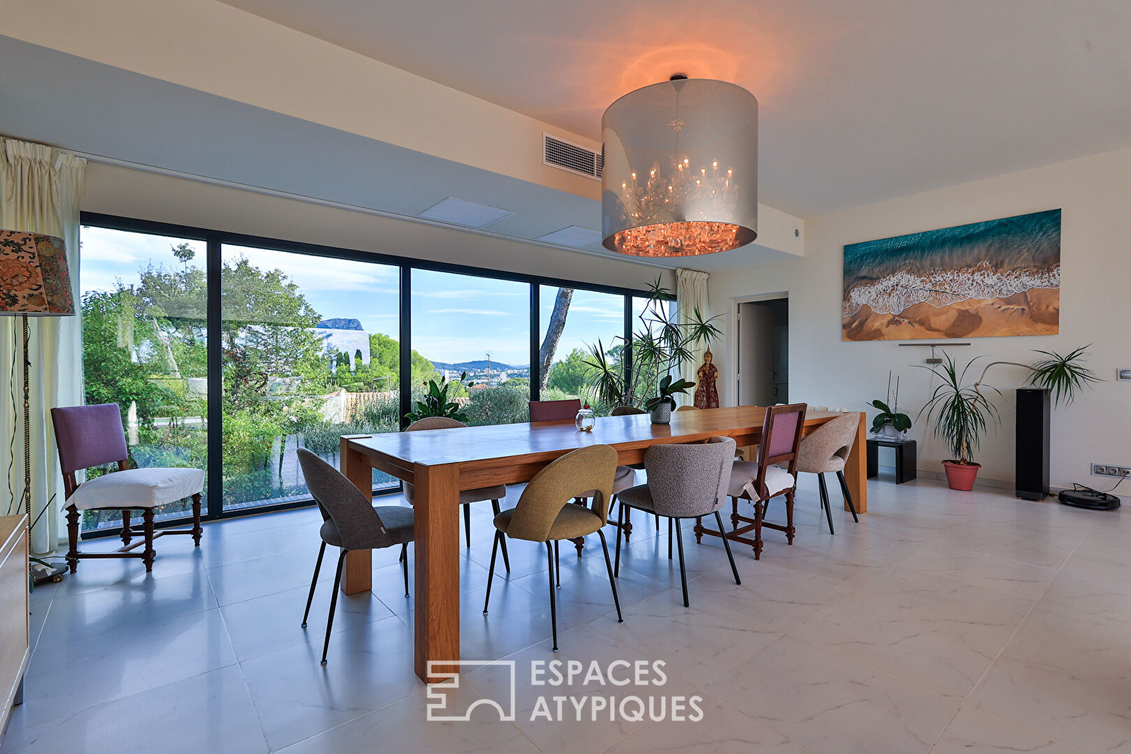 Contemporary architect villa with swimming pool