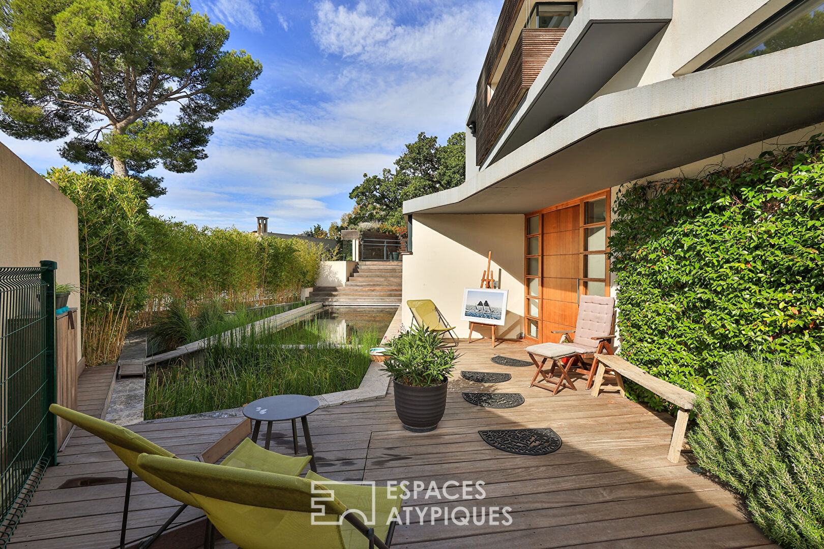 Contemporary architect villa with swimming pool