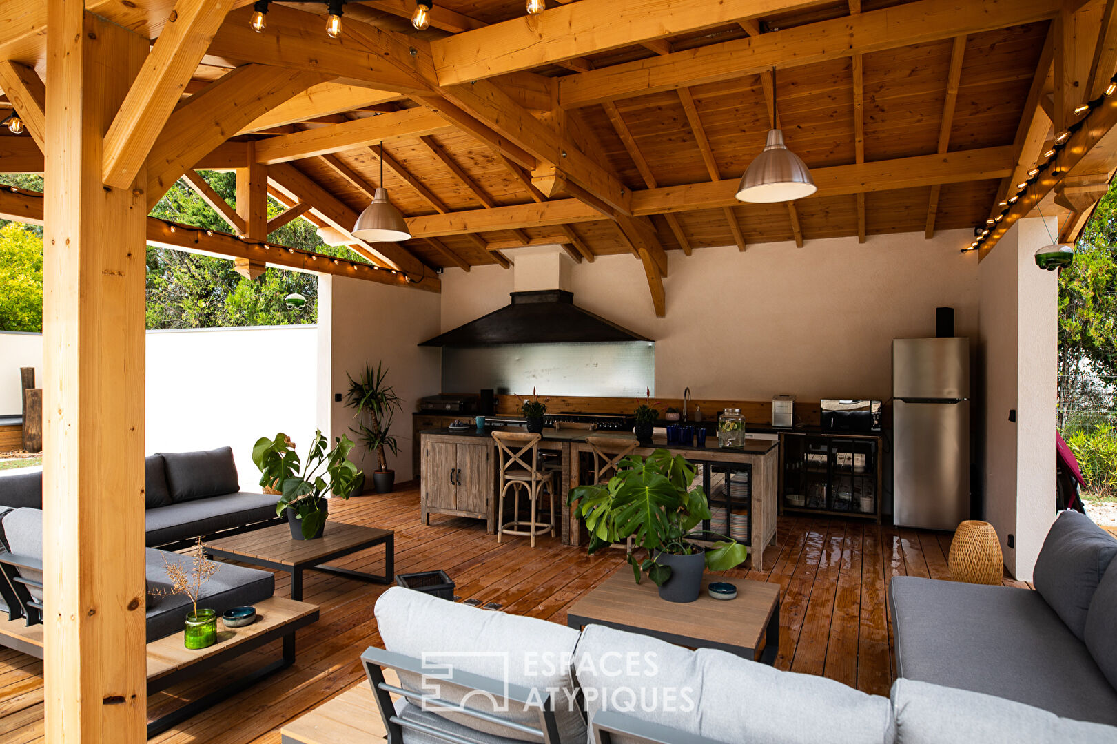 Chic bohemian hacienda with garden