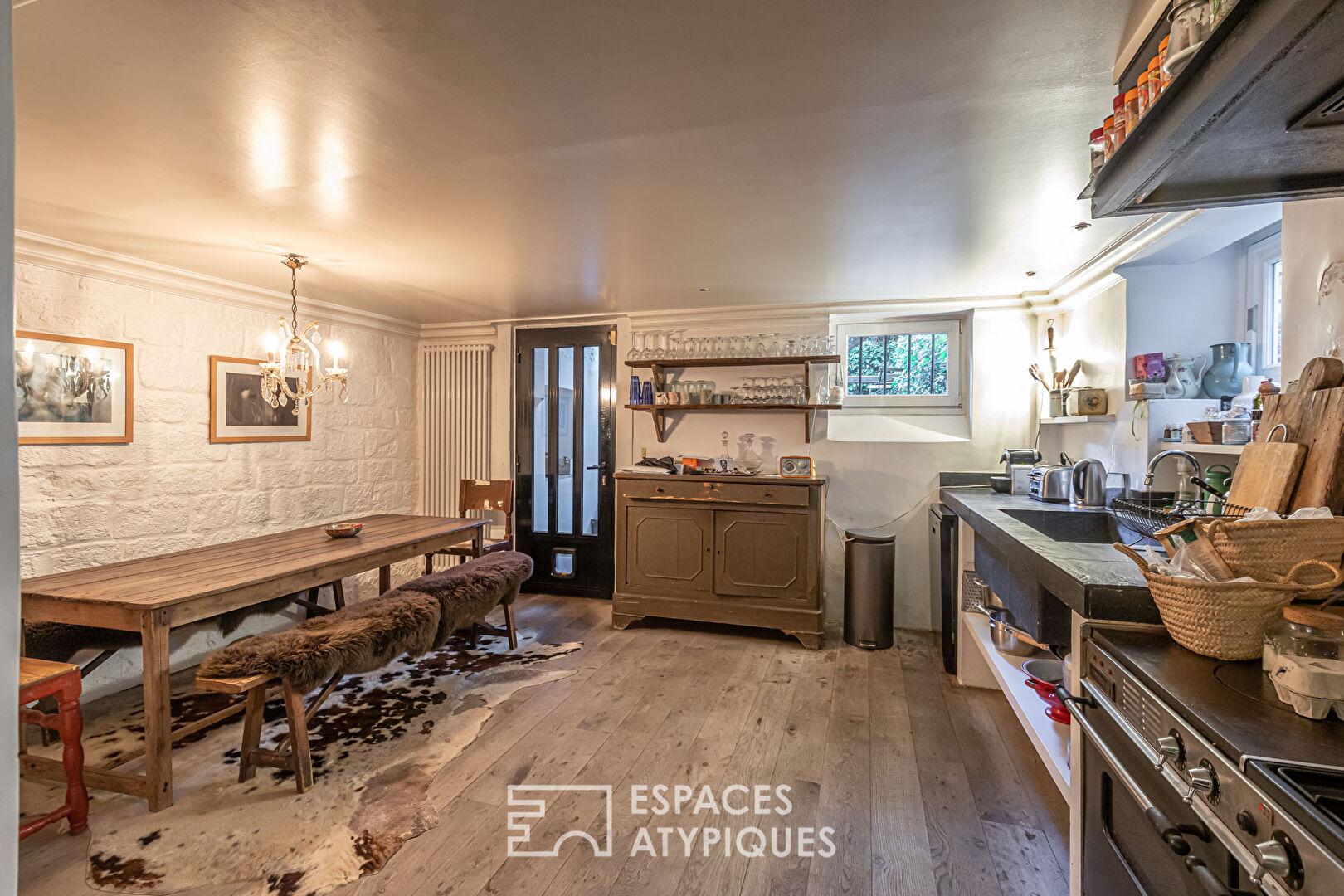 Maison esprit campagne dans Paris