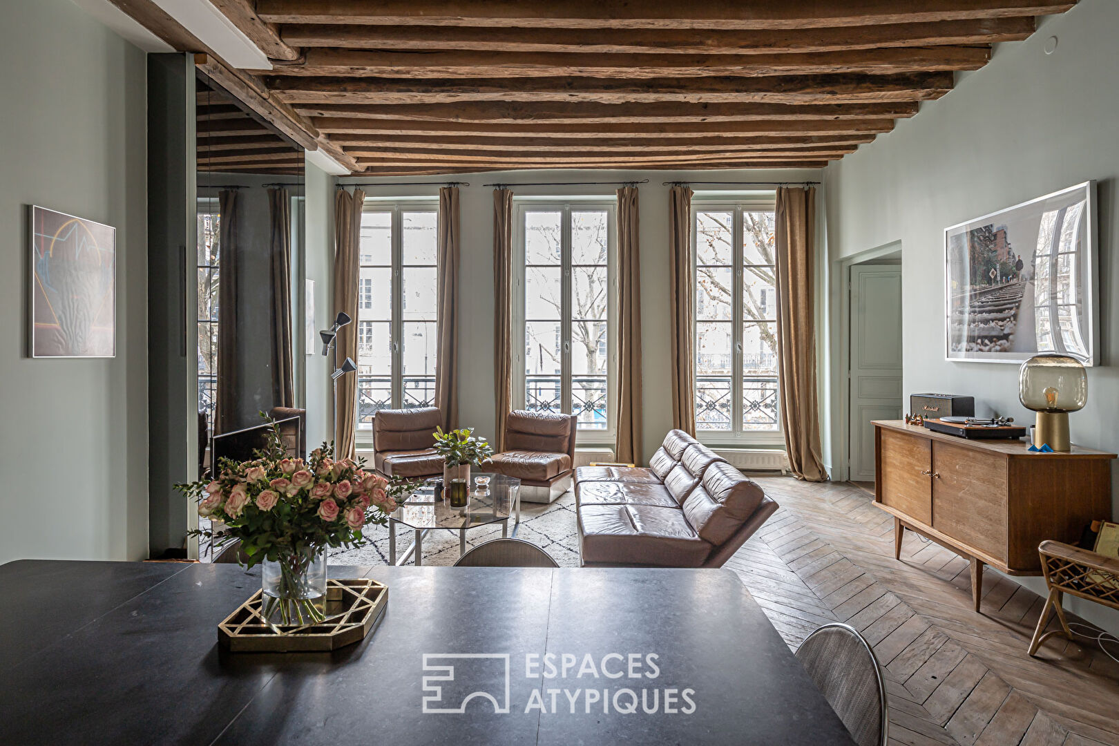 Appartement ancien rénové avec goût