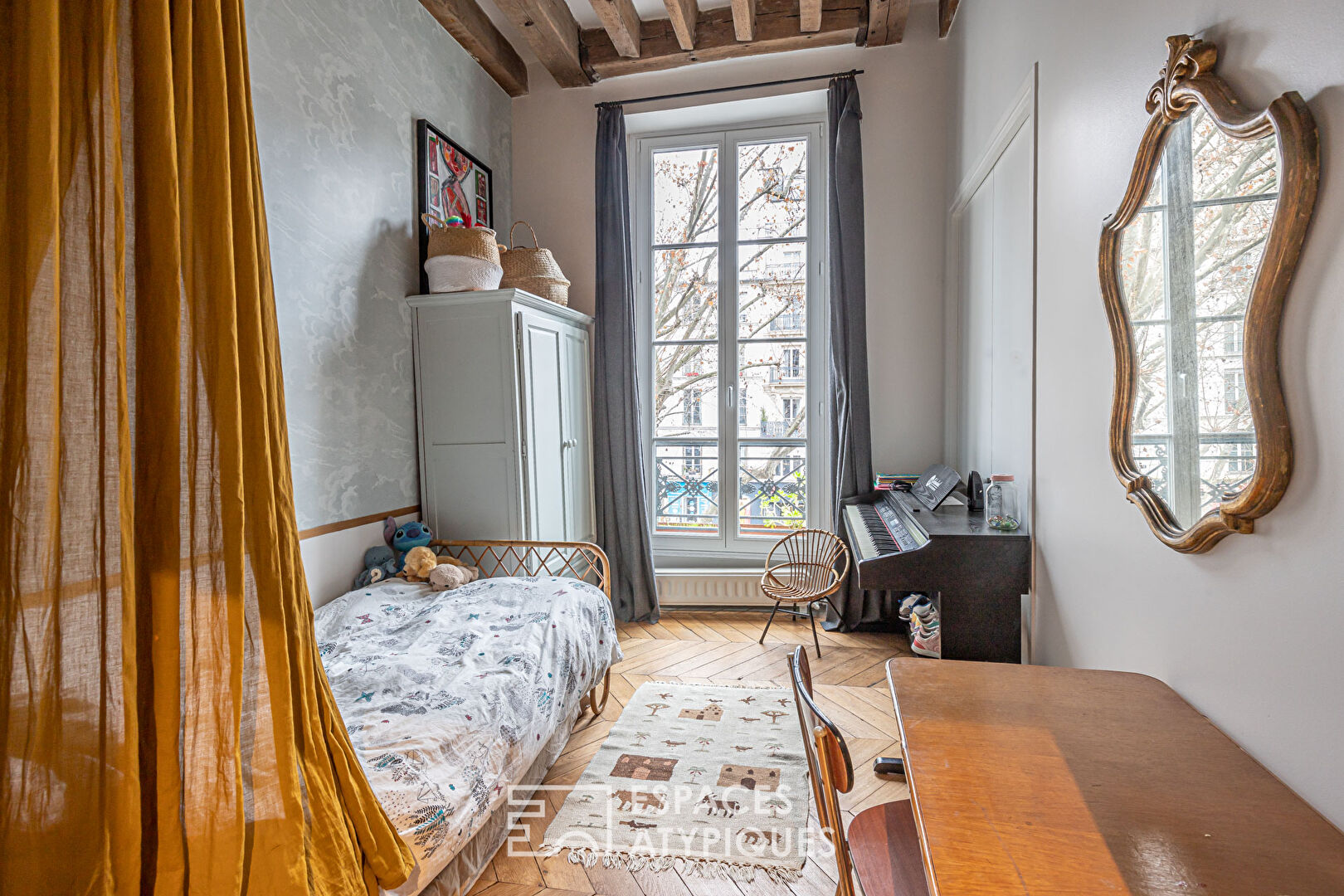 Appartement ancien rénové avec goût