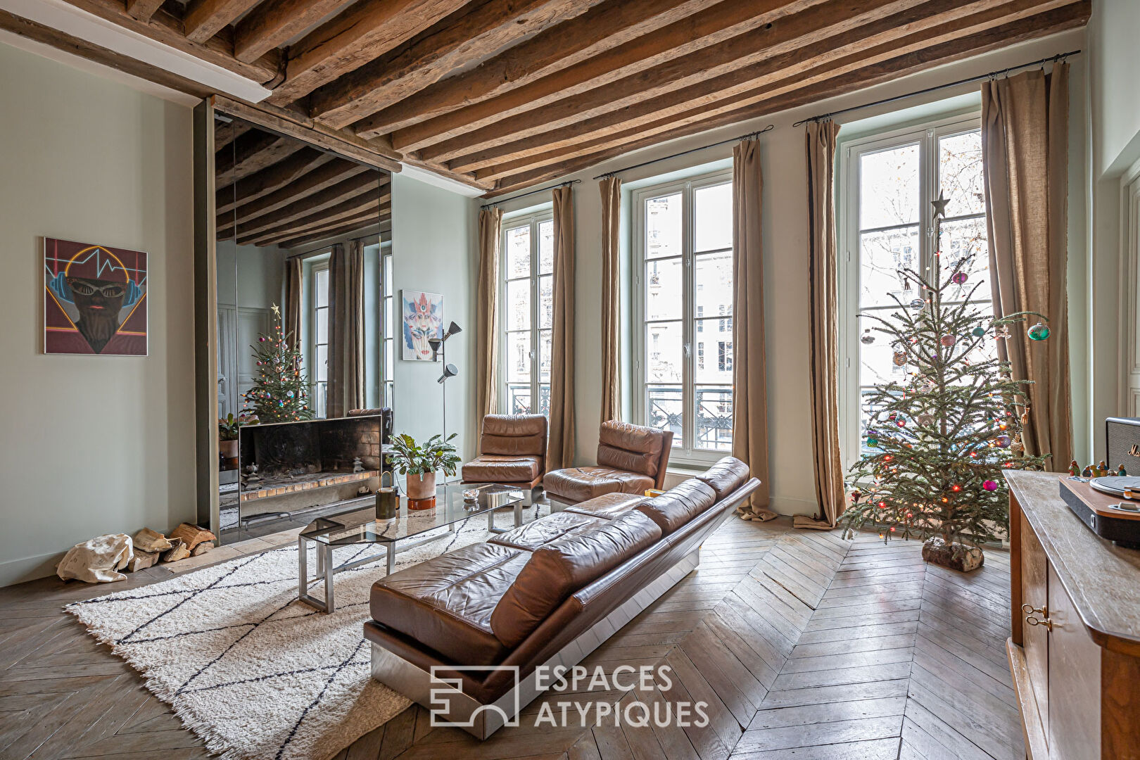 Appartement ancien rénové avec goût