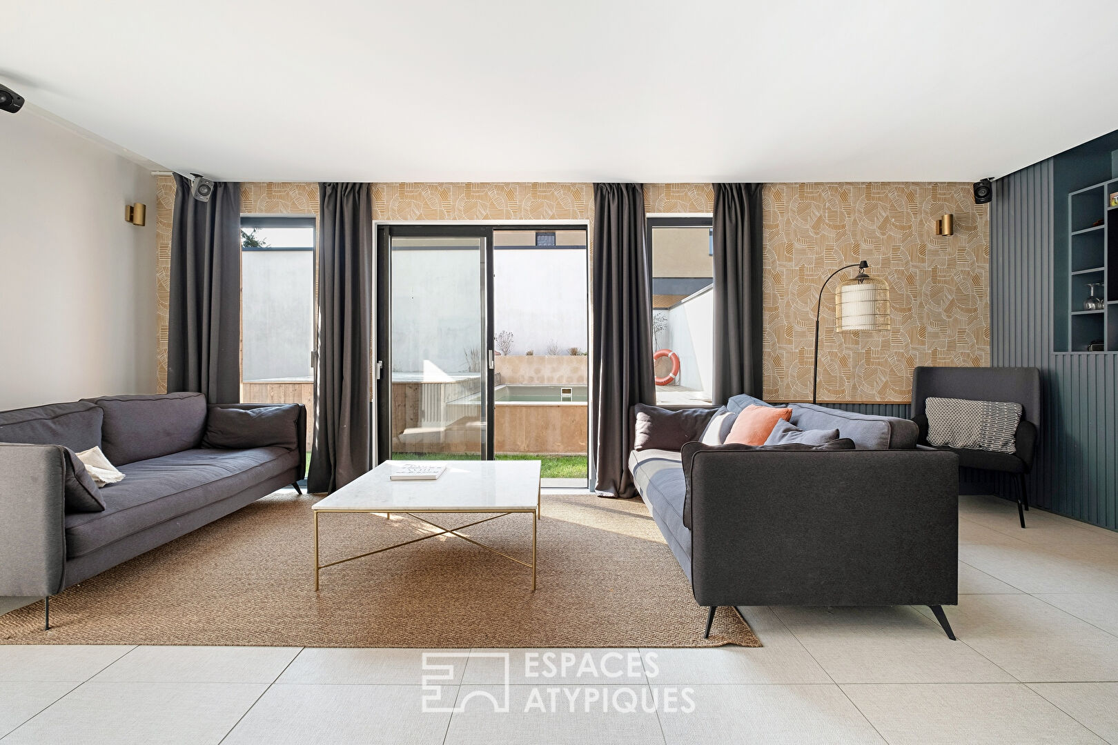 Maison contemporaine rénovée par un architecte