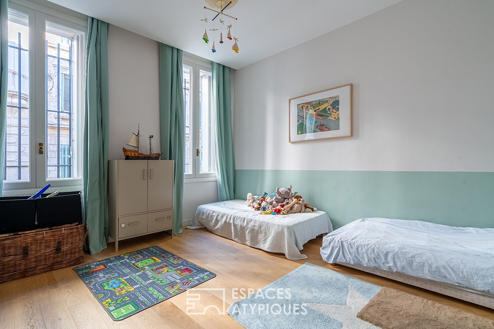 Appartement bourgeois avec jardin