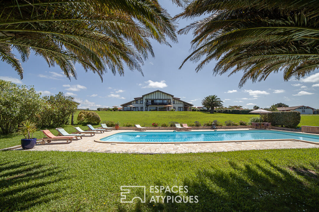 Villa basque vue mer et montagnes