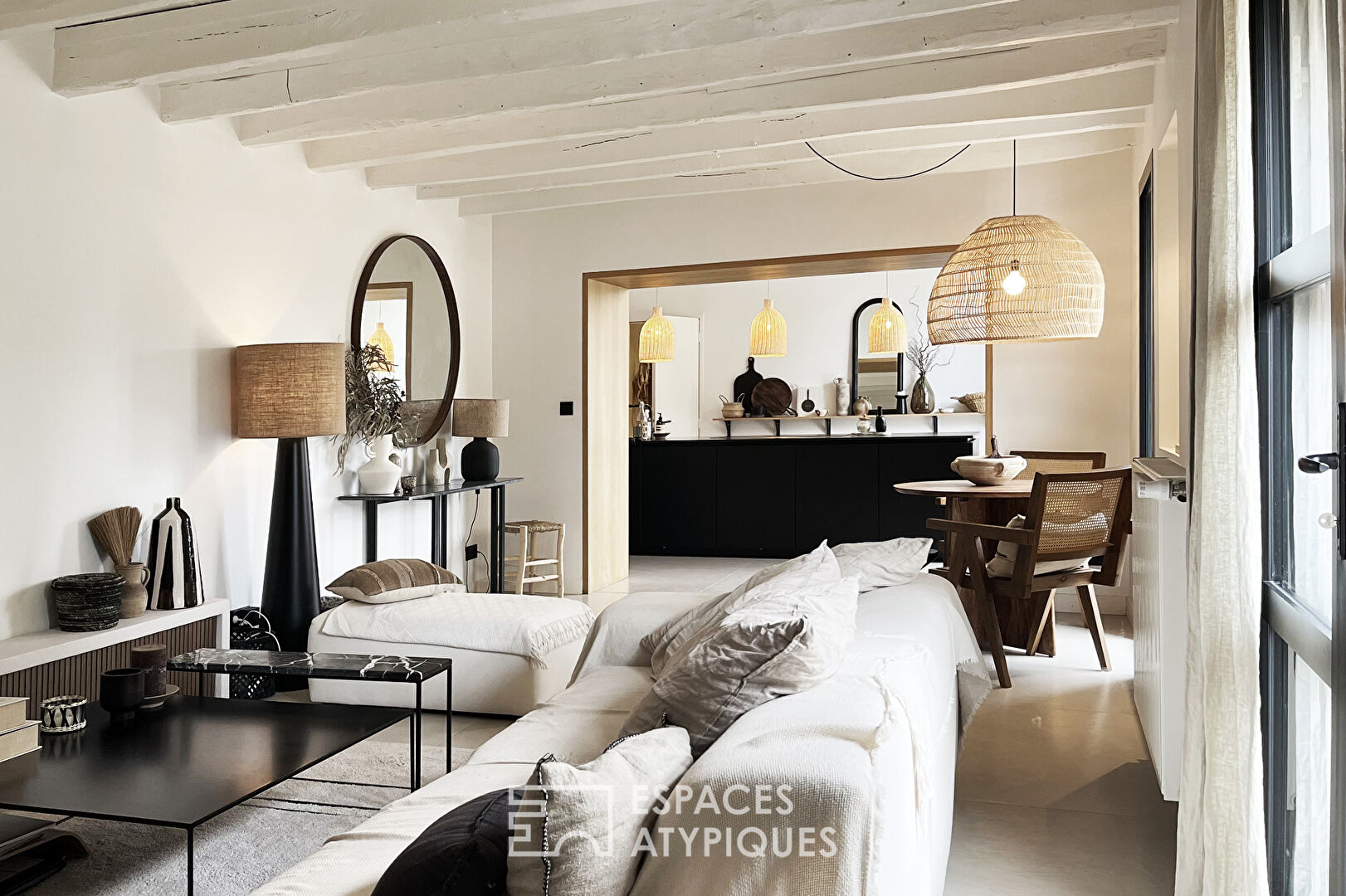 Longère du XIXème rénovée dans un style moderne