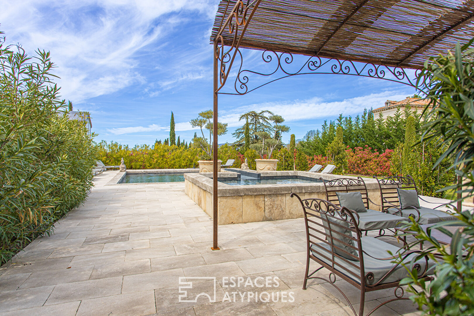 Provencal stone farmhouse idyllic estate