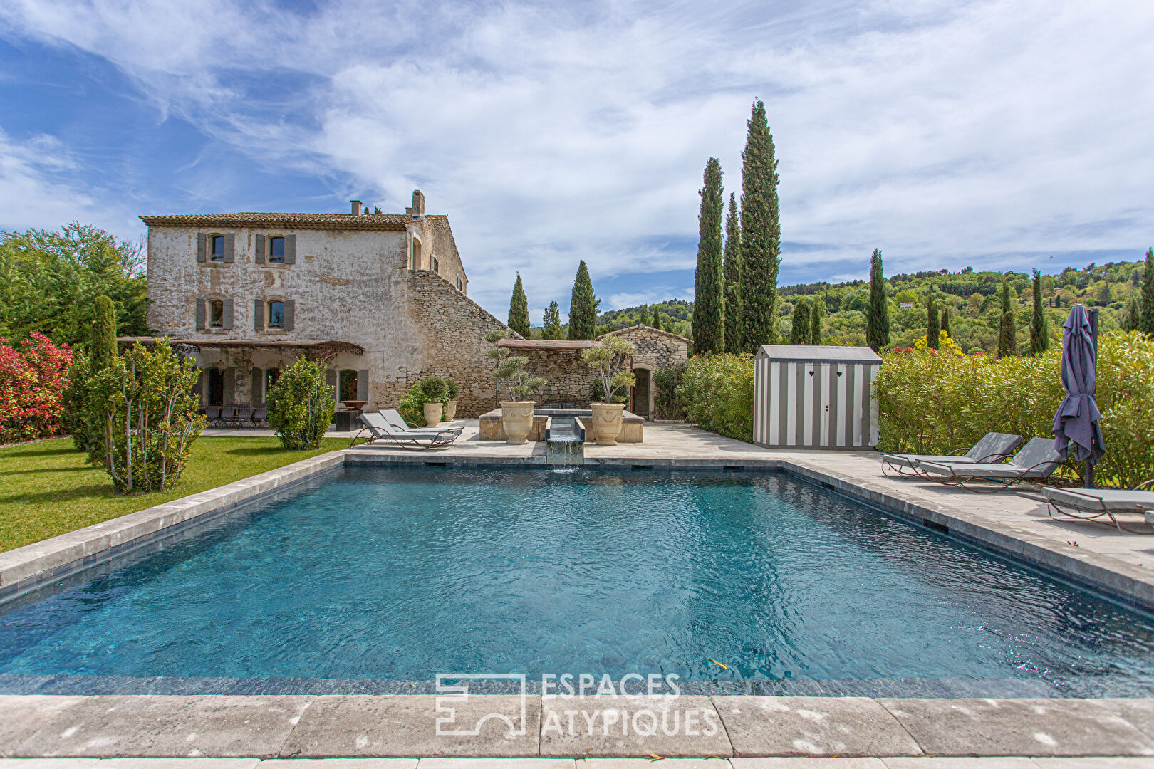 Provencal stone farmhouse idyllic estate