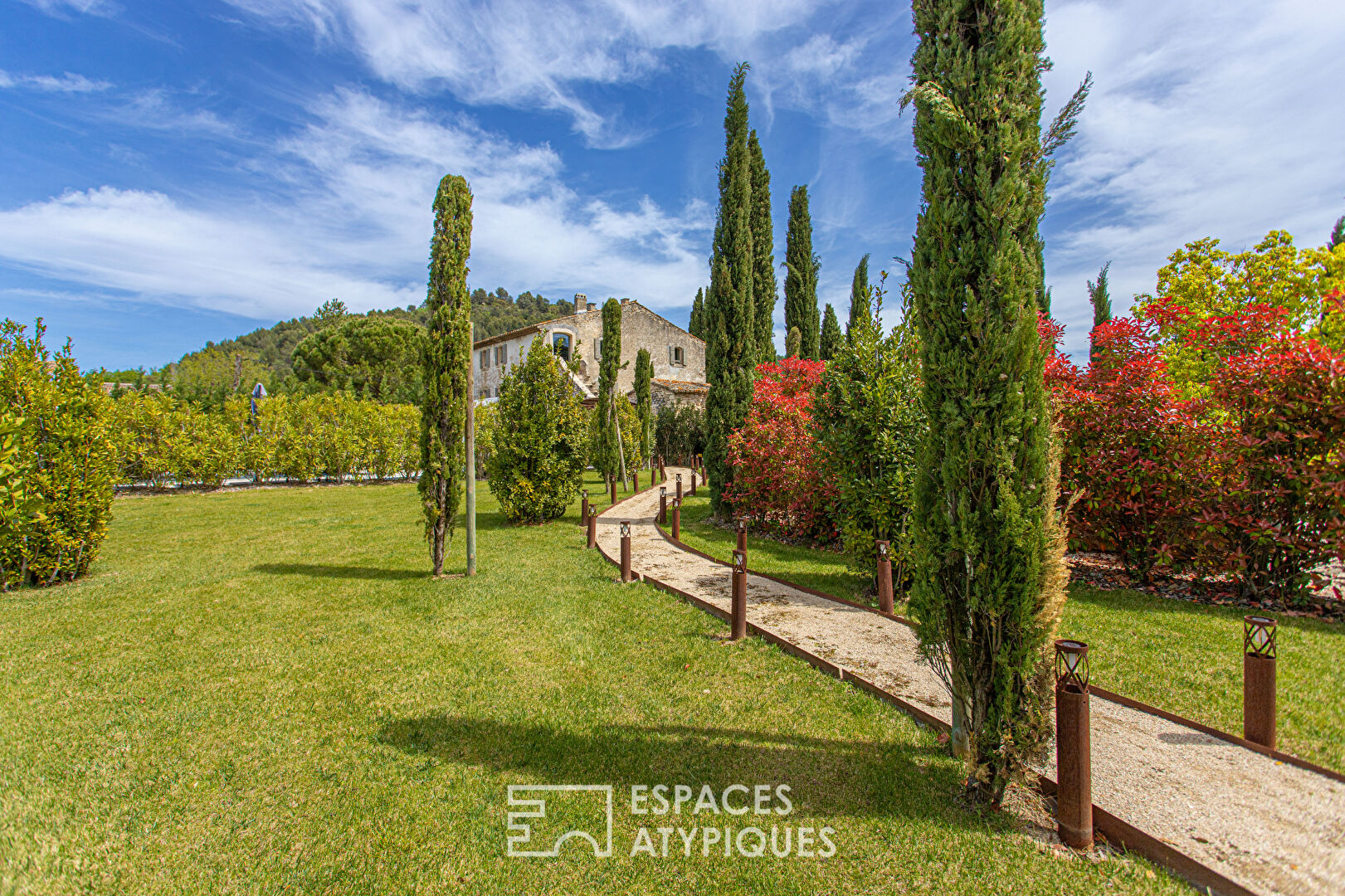 Provencal stone farmhouse idyllic estate