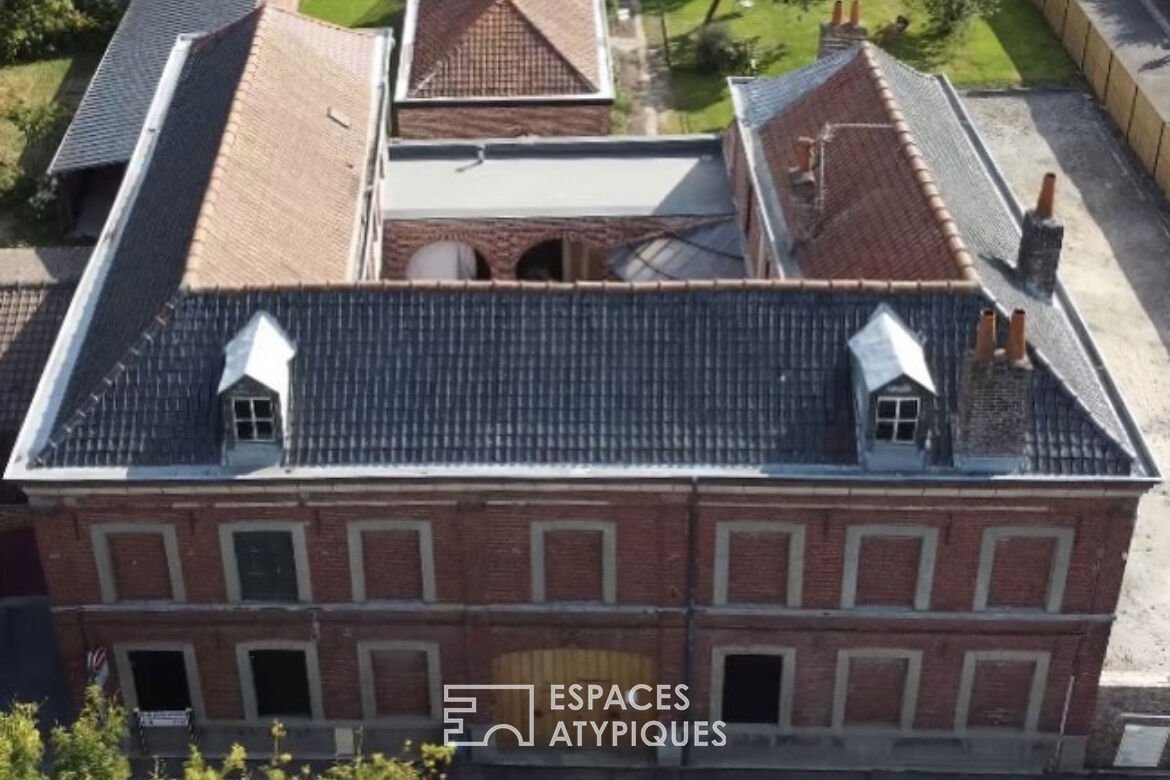 Maison de maître en briques rouges