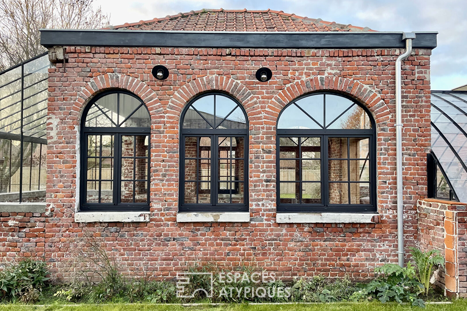 Maison de maître en briques rouges