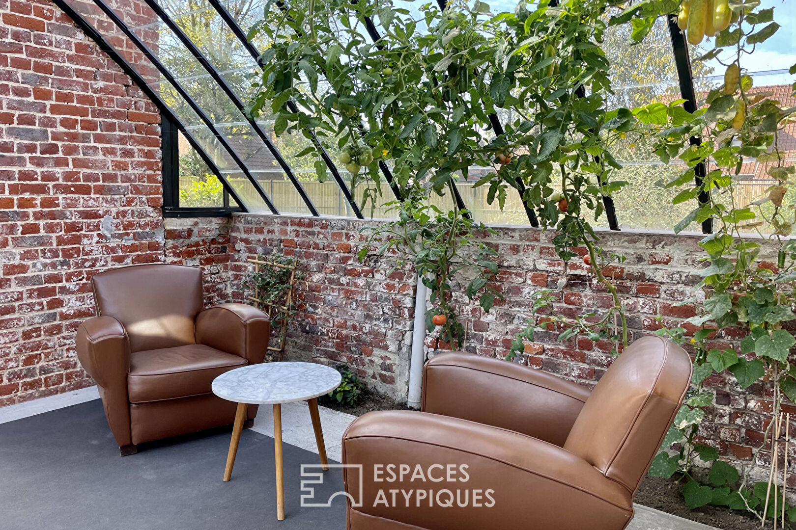 Maison de maître en briques rouges