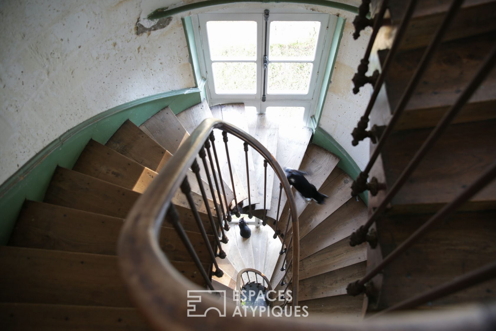 Atypical medieval castle with refined interior design