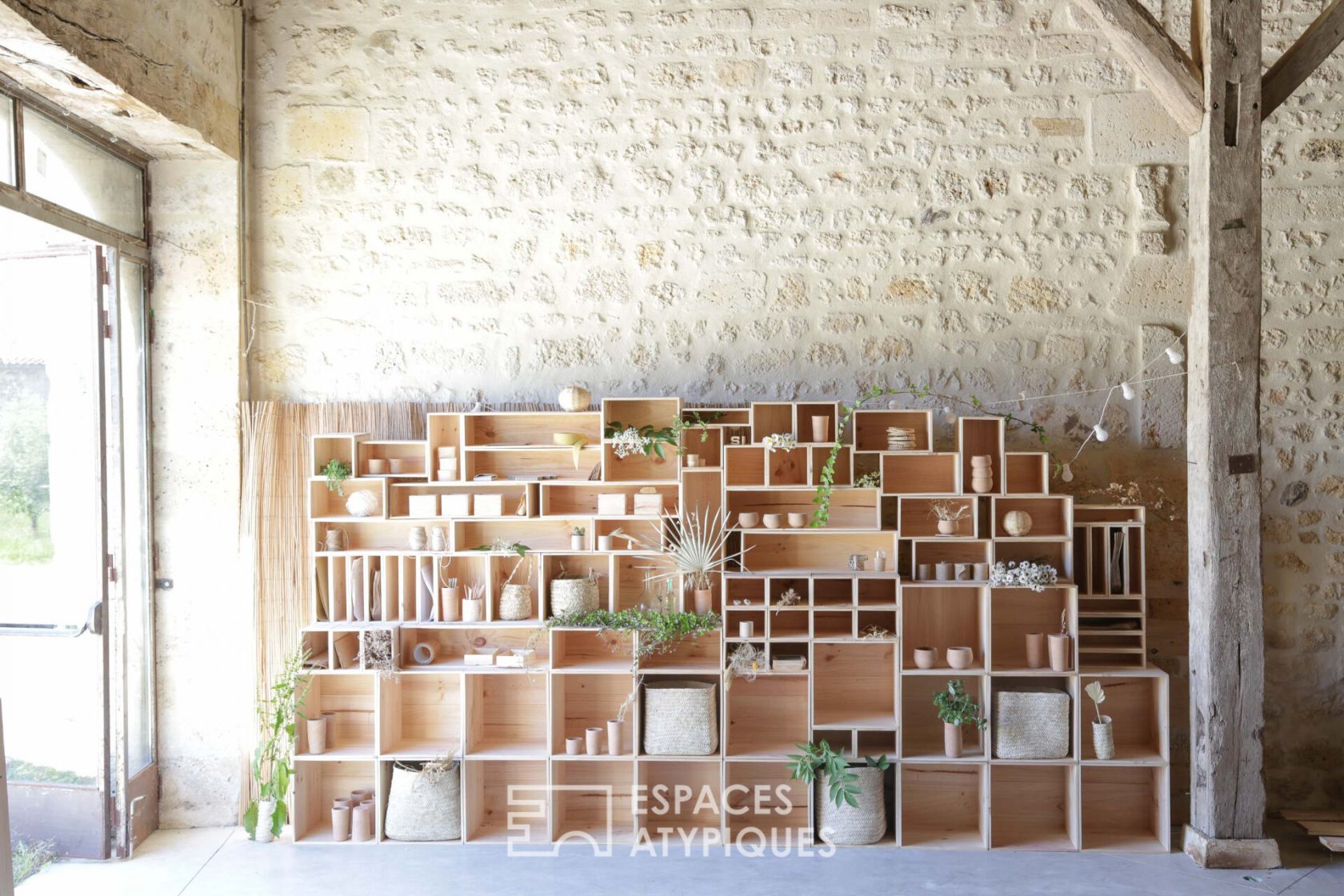 Atypical medieval castle with refined interior design